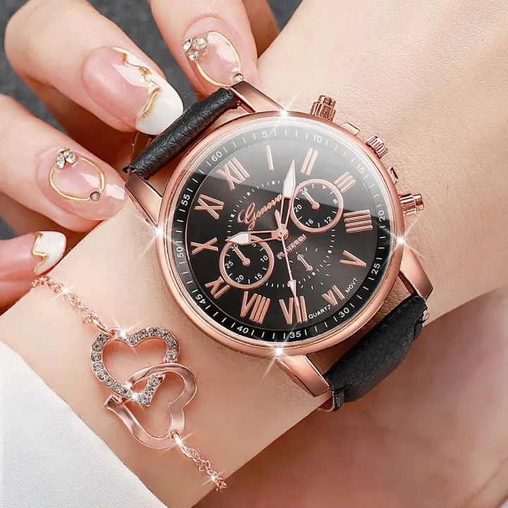 5PCS/Set%20Fashion%20Women%20Watches%20Rhinestone%20Heart%20Jewelry%20Set%20Geneva%20Watch%20Female%20Leather%20Band%20Quartz%20Watch%EF%BC%88Without%20Box%EF%BC%89%20-%20Image%206