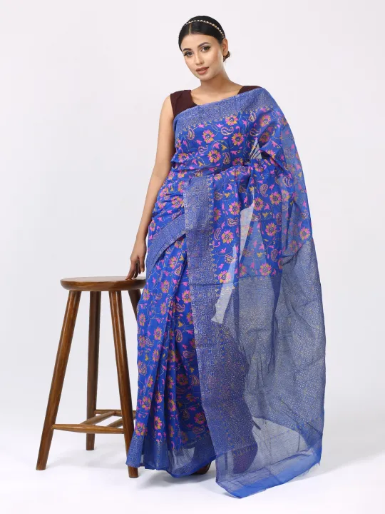 Dhupiyan%20Silk%20Screen%20Print%20Saree%20for%20Women%20Without%20Blouse%20Piece-%20Partywear%20-%20Suitable%20for%20Every%20Season%20-%20Image%207