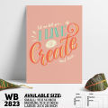 Lavish indulgent - Live to Great - Motivational Wall Canvas Wall Decoration Poster For Wall - WB2823 - Stickyfy - Easy To maintain. 