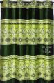 Curtain Porda Synthetic Curtains Indian Porda Window Protector 45*80 Inch Standard Size Green Art Flower 4 Kuchi Curtain - Porda.