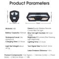 New Bike Turn Signals Remote Control Bicycle Direction Indicator LED Rear Light Cycling Taillight with Horn. 