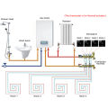 95-240V Programmable Ther-mostat 5+1+1 Six Periods Digital Water Heating Thermoregulator Temperature Controller Touch Screen LCD 5A. 
