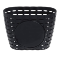 2X Kids Bicycle Basket, Children Plastic Front Handlebar Bike Basket for Storage, Black.