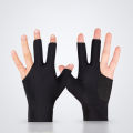 1pc Spandex Snooker Billiard Cue Glove Pool Left Hand Open Three Finger Accessory Professional Billiards Gloves Left Hand Cover Huiye. 