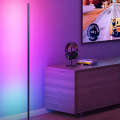Hot selling RGB floor to ceiling ambient wall corner illusion sound pickup internet celebrity live broadcast background light, bedroom light.