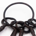 Pirate Treasure Chest Keys Set,Key Ring Antique Style,Rustic Cast Iron Skeleton Key Wall Decor, Costume Prop (5 Keys). 