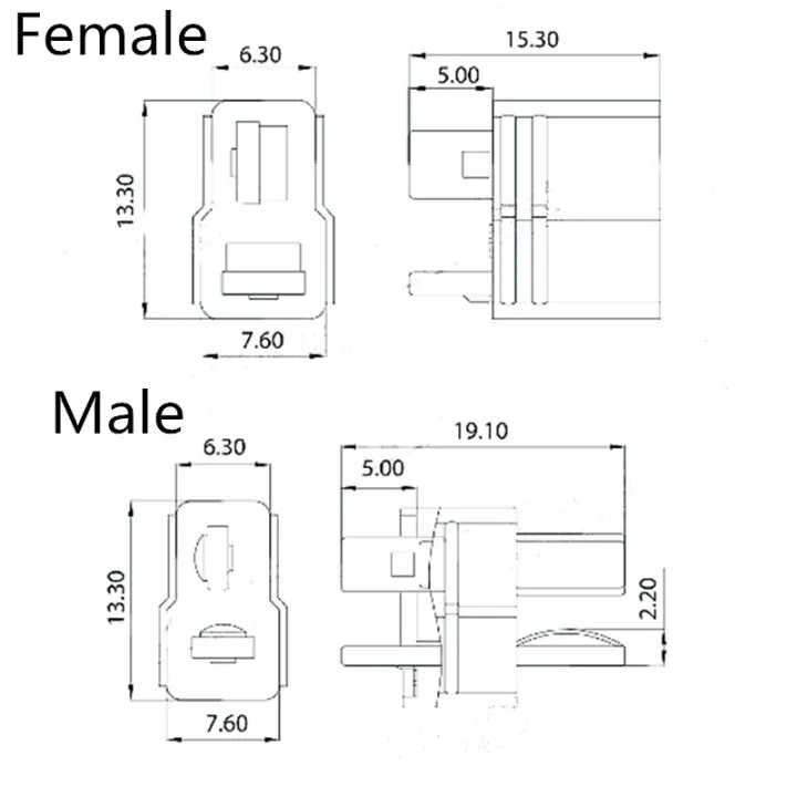 1Pair%20T%20Plug/Deans%20Connector%20for%20RC%20LiPo%20Battery/ESC%20-%20Image%204