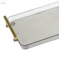 Rectangle Tray Serving Tray with Handles Vanity Tray Clear Acrylic Tray Decorative Tray for Ottoman Countertop All Occasions Dresser Kitchen. 