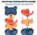 RUICHENG 3/5Layer Baby Rolling Ball Tower Baby Puzzle Stack Tower colorful early education toys. 