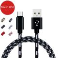 Micro USB Cable Fast Data Sync Charging Cable For Huawei Honor 20i 8S 7C 8X 9S 9C Xiaomi Redmi 5 5A 6 7 MicroUSB Phone Cable.