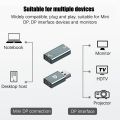 8K 4K Displayport To Mini Displayport Adapter Mini DP To DP Cable Extender For Projector PC TV Macbook Pro Air Monitor Converter.