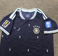 Germany Away 2026 World cup Half Sleeve premium National Team Football Jersey (Logo Embroidery). 