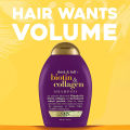 International Germany product Hair care Ogx thick & Full +Biotin & Collagen shampoo used for male/ female - 385 ml. 