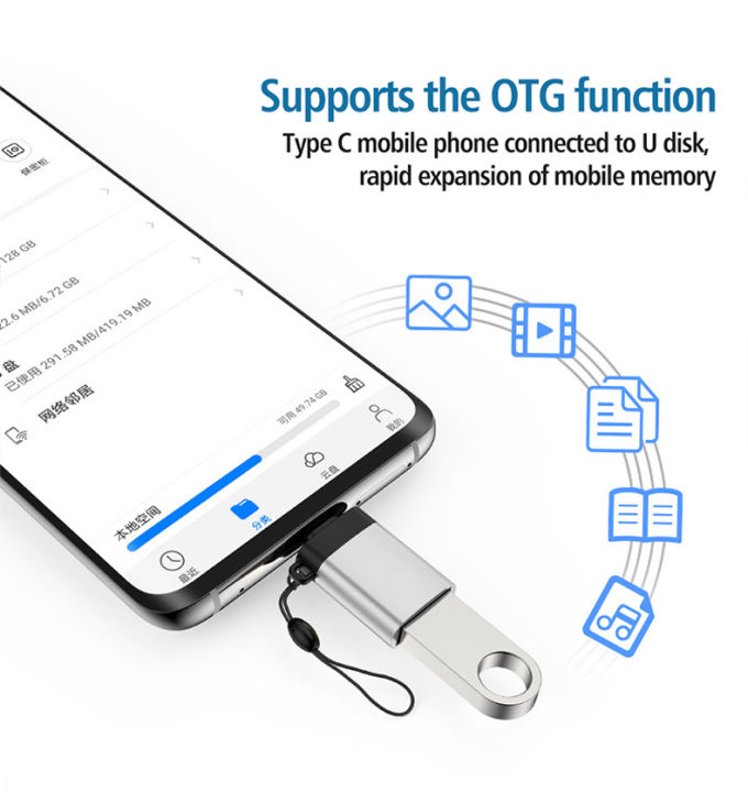 Otg%20Type%20C%20USB%203.0%20Metal%20Body%20type%20c%20to%20usb%20female%20converter%20Adapter%20GB%205%20-%20Image%205