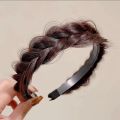 Beni Hair Band For Women Korean / Sweet Solid Color Wide-brimmed Fabric Sponge Hair Hoop.. 