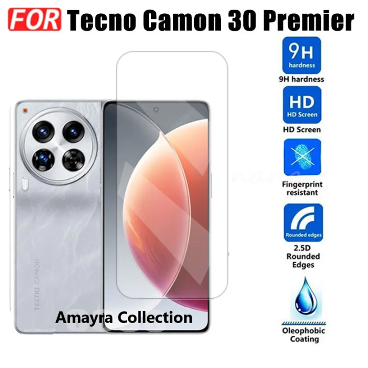 Tecno Camon 30 Pro Screen Protector 3D Tempered Clear Screen protector Premium Product Gorilla Glass Transparent Clear Ultra Thin - Durable & Scratch Resistant - Easy to Install
