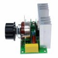 220V 4000W High Power Voltage Stabilizers Speed Controller Electronic Voltage Regulator LED Dimmer Fan Thermostat Tetuo. 