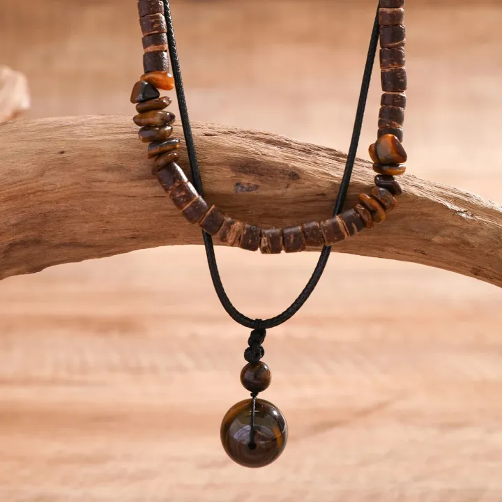 Stone%20and%20Wood%20Bead%20Chain%20with%20Ball%20Pendant%20Necklace%20for%20Men%20Trendy%20Accessories%20on%20the%20Neck%20Male%202023%20Fashion%20Jewelry%20Decoration%20-%20Image%203