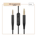 Headphone Audio Cable with Mic 3.5mm to 2.5mm Audio Cable For.