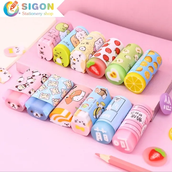 Eraser%20Cartoon%20Cute%20Creative%20Animals%20Children's%20Fruit%20Slices%20School%20Supplies%20Pupils%20Prizes%20Kindergarten%20Gift%20Activity%20-%20Image%207