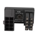 Graphics Card 8pin U Turn, Environmental Friendly 180 Degree Angled Adapter for Desktops Graphics Card. 