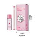 Pierced Ear Cleaning Set Solution Peach Flavor Floss Cotton Thread Ear Hole Aftercare Tool Kit Disposable Earrings Hole Cleaner. 
