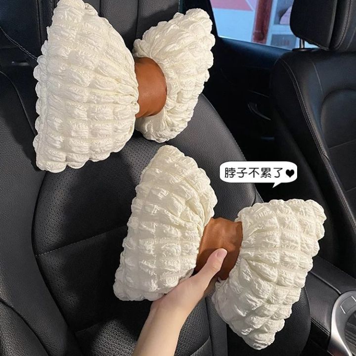 Automotive%20Headrest%20Neck%20Pillow%20Female%20Online%20Influencer%20Puff%20Grid%20Car%20Seat%20Pillow%20Lumbar%20Support%20Pillow%20Comfortable%20Breathable%20Car%20Pillow%20-%20Image%205