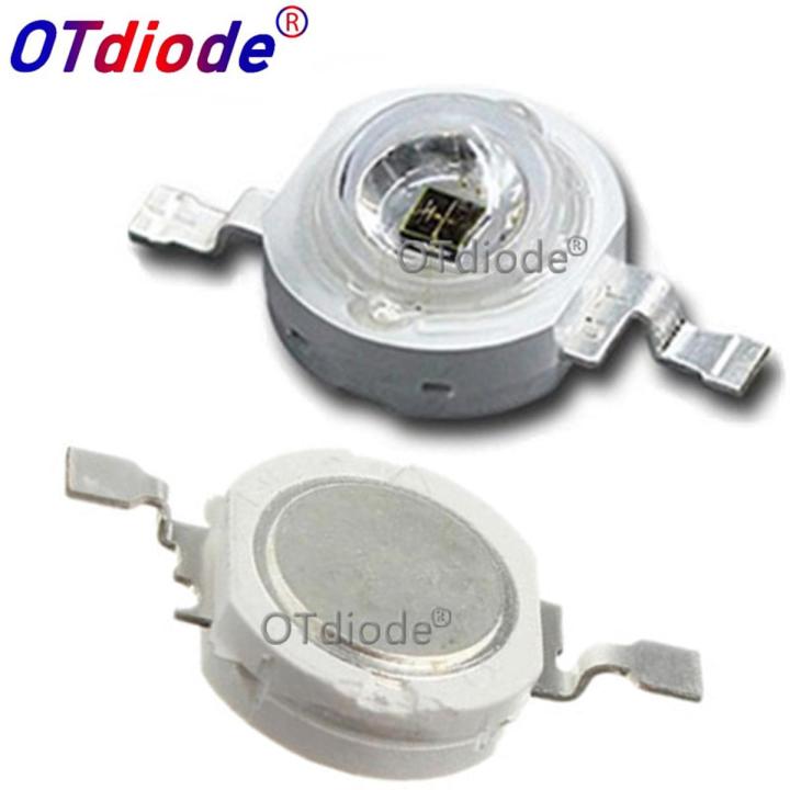 【Alizeker Mall】10pcs LED IR Diode 3W 850nm 940nm 730nm Diode Chip Infrared Deep Red for CCTV Night Security Night Vision