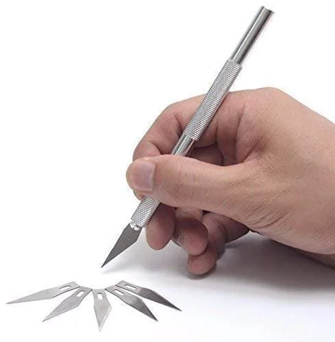 Qatalitic%20Detail%20Pen%20Cutter-%20Crafts%20Steel%20Cutter%20Tool%20with%205%20Interchangeable%20Sharp%20Blades%20-%20Image%204