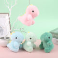 Cute Dinosaur Plush Toy Cartoon Animal Pendant Soft Stuffed Doll Keychain Backpack Car Bag Key Ring Decor Kid Gift.