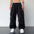 Harajuku Oversized Cargo Parachute Pants Men Streetwear Vintage Y2k Hip Hop Wide Leg Joggers Baggy Casual Sweatpants Techwear. 