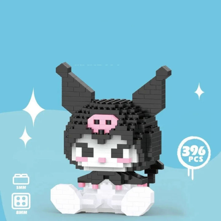 Hello%20Kitty%20Building%20Block%20Sanrio%20Anime%20Figure%20Kuromi%20Assembled%20Toys%20Decorative%20Ornament%20Model%20My%20Melody%20Children's%20Puzzle%20Gifts%20-%20Image%204