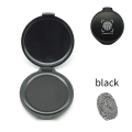 Fingerprint Ink Pad No-Wash Quick-Drying Portable Quick-Drying Ink Pad Black 1 PCS Plastic.