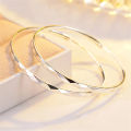 Fine 925 Sterling Silver Luxury 5CM Big Circle Hoop Earrings for Women Charms Original Designer Party Wedding Jewelry Gifts. 