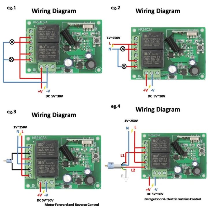 433Mhz%20RF%20Remote%20Control%20Circuit%20Universal%20Wireless%20Switch%20DC%205V%2012V%2024V%202CH%20rf%20Relay%20Receiver%20and%20Keyfob%20Transmitter%20for%20Garage%20-%20Image%202