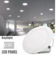 6W Round LED Panel Light For Home, Office, Restaurant. 