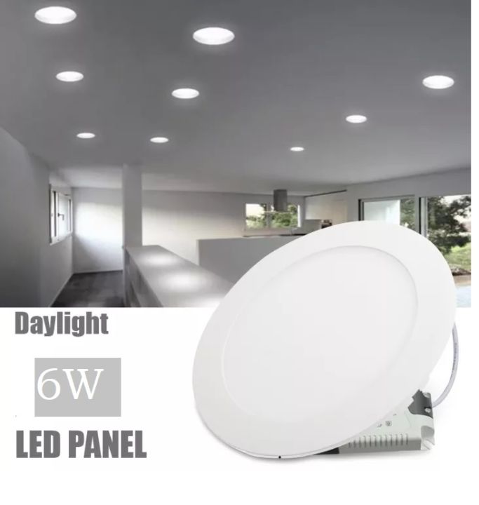 6W Round LED Panel Light For Home, Office, Restaurant