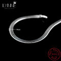 【Limited Time Only】 Anklet 925 Sterling Ladies Silver Anklets Bracelet Flat Snake Chain For Women Foot Jewelry Barefoot Sandals Anklets.