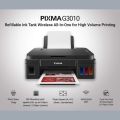 Canon Pixma G3010 All In One Ink Tank Wireless Printer.