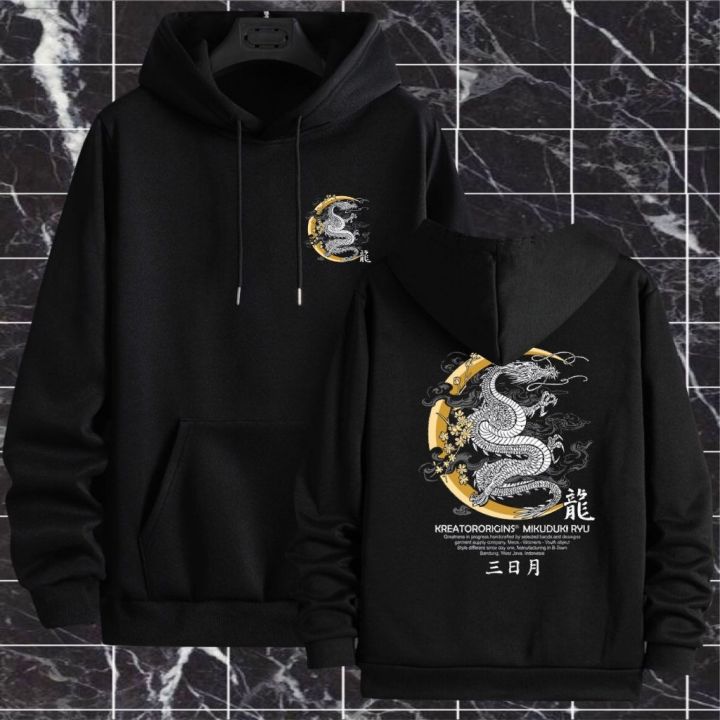 dragon printed Cotton fabrics New Stylish Hoddie For Man & Womens
