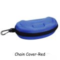 Fashion chain cover Portable Zipper Eye Sunglasses Glasses Box Case Clam Shell Protector Hard box Sunglasses Hard Case Eye Glasses Black Clam Shell Zipper With Hook Shell Box New CV5 #chaincover. 