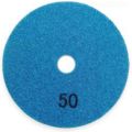 Durable 6 Pcs 4 Inch /100 Mm Grit 50 Diamond Dry Polishing Pad Granite Marble Flexible Resin Sanding Disc Ceramic Stone Polisher Disc.