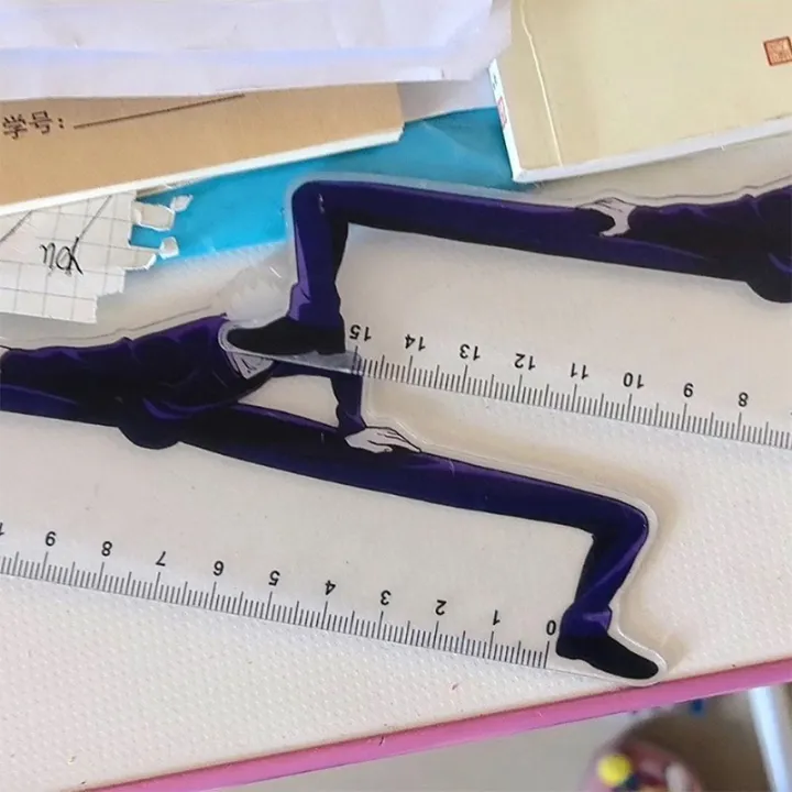 15Cm Jujutsu Kaisen Student Straight Ruler Gojo and Geto Japanese Anime ...