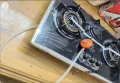 Gazi EG-B712S Triple Burner Steel Body Gas Stove Natural Gas(NG) or Cylinder Gas(LPG).