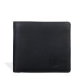 Curvy Black Billfold Leather Wallet Sb-W53 - Wallet. 