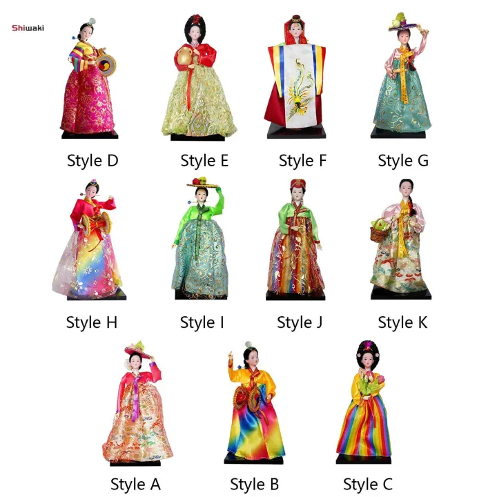 Korean%20Geisha%20Doll%20Cute%20Folk%20Ethnic%20Ornament%20Decor%20Female%20Statue%20Hanbok%20Doll%20-%20Image%207