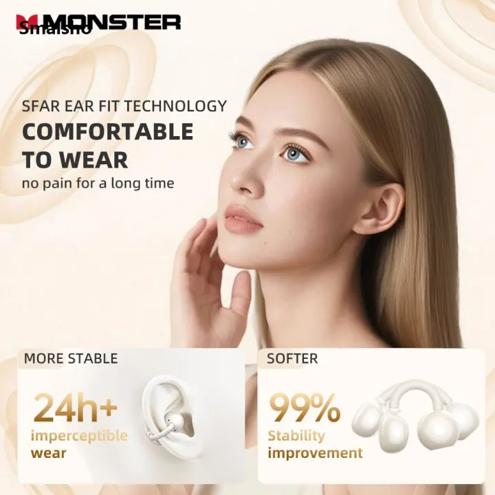Monster%20AIRSTAR%20M800%20Gaming%20Ear%20Clip%20Earbuds%20Wireless%20Bluetooth%205.4%20Music%20Headphones%20Noise%20Cancelling%20Outdoor%20Sports%20Earphones%20-%20Image%203