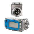 1.5 Inch LCD Display Fuel Water Flow Meter, Flowmeter Fit for Diesel Kerosene Gasoline Water. 