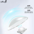 Monja Portable Mini Nail Dryer Lamp White Nail Art UV LED Flashlight with LED Screen Display Quick Dry Nail Light Nail Art Tools.