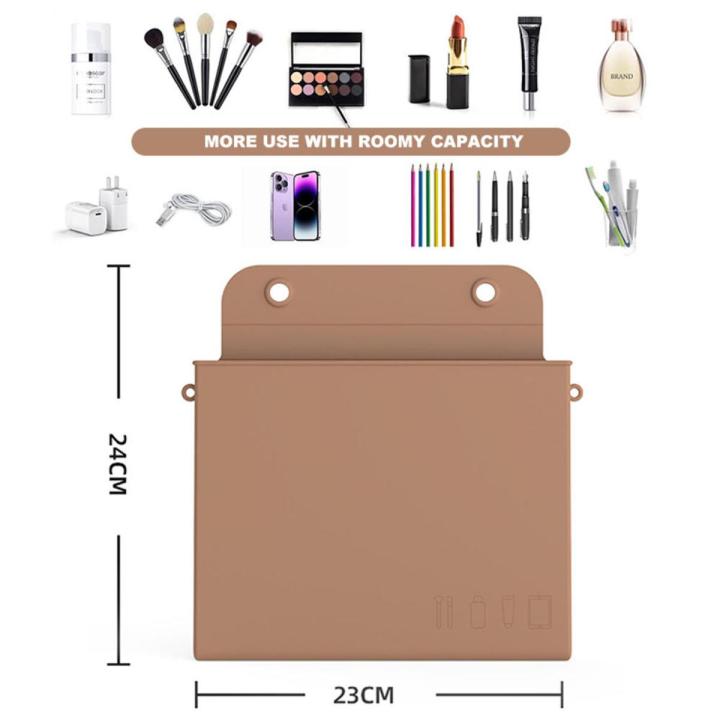 New Makeup Bag Silicone Handbag Makeup Bag Hand Cosmetic Bag Makeup Brush Bag Storage Bag High-value Makeup Bag